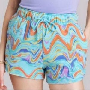 Wild Fable High Rise Drawstring Swirl Shorts